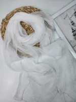 شال حریر شیشه ای وارداتی