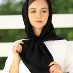 روسری ابریشم ژاکارد بامبو