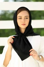 روسری ابریشم ژاکارد بامبو