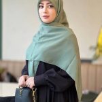 روسری درختی دور دوخت