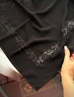 روسری حریر فاویانا مجلسی - تصویر 3