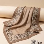 روسری گارزا ژاکارد دور دوخت